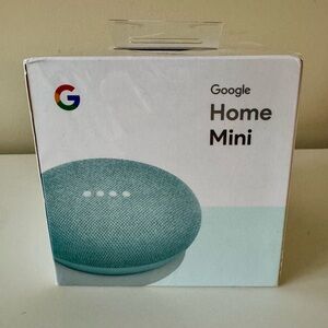 Google Home Mini in Aqua